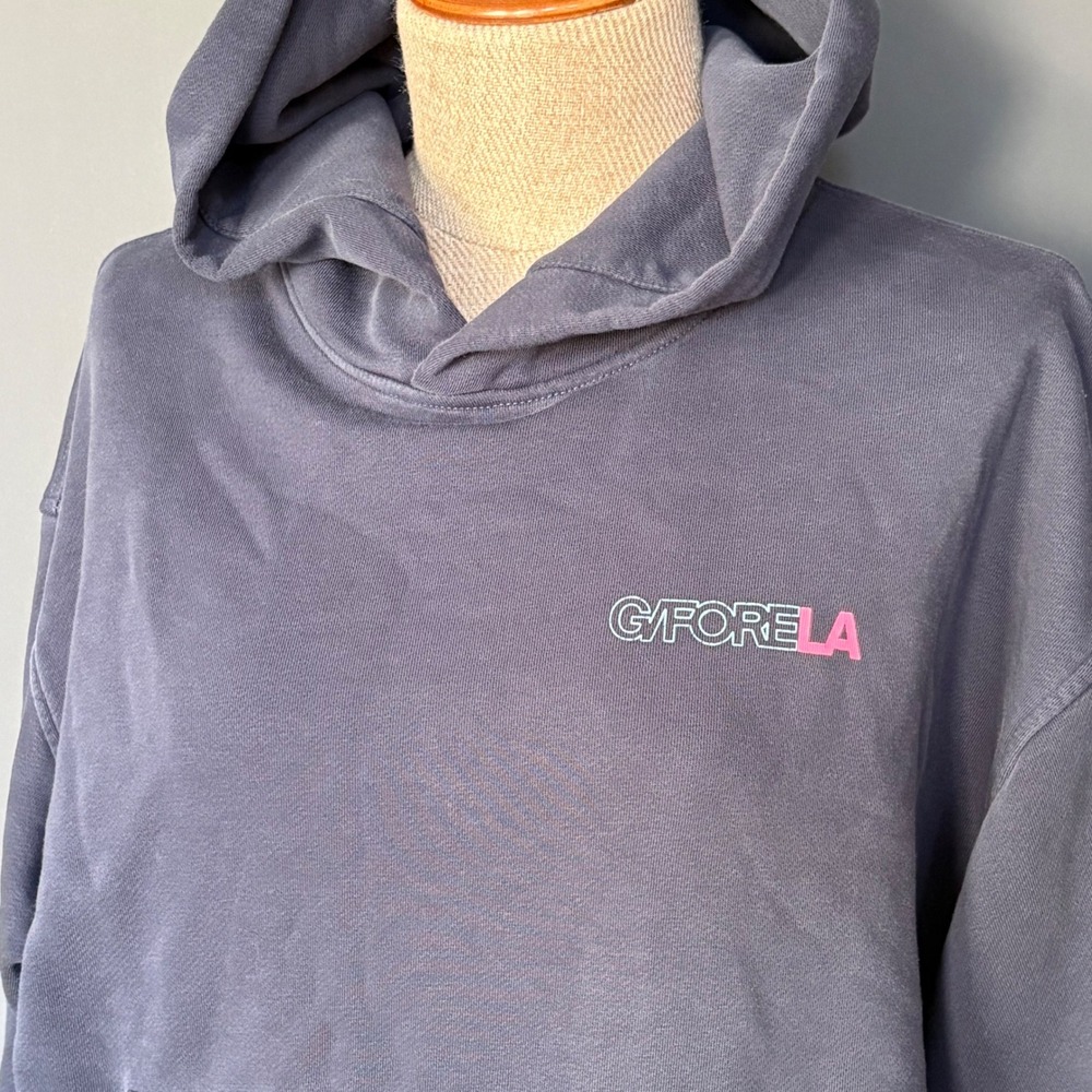 Rare G/FORE Overinflated LA Hoodie Faded Navy Golf | Size XS | California